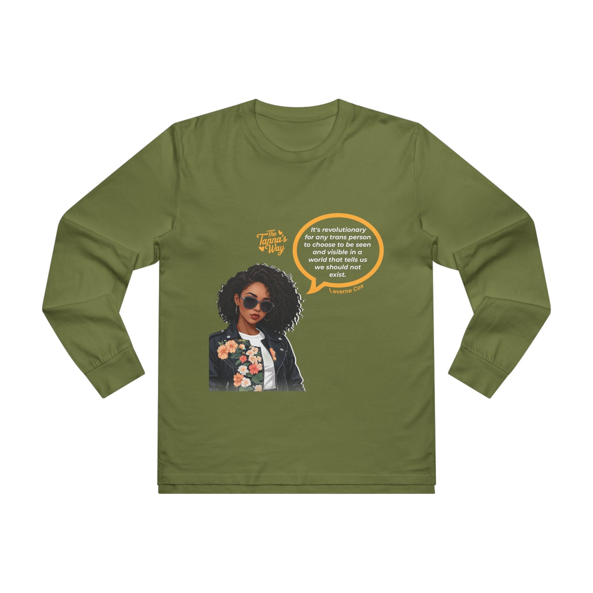Laverne Cox | Men’s Base Longsleeve Tee